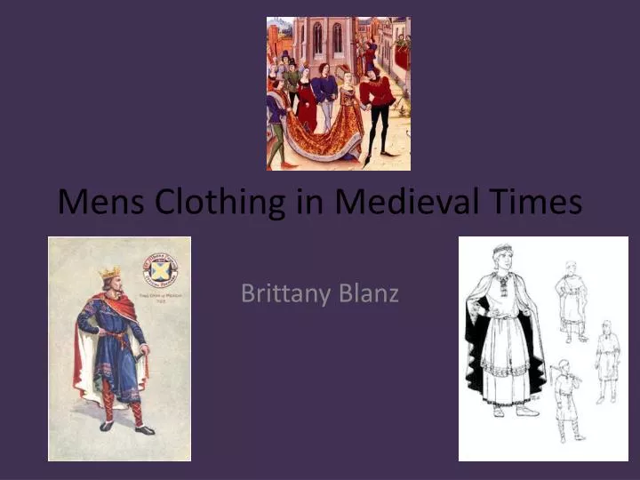 mens clothing in medieval times