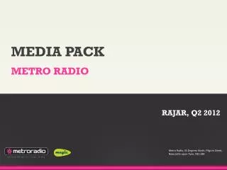 MEDIA PACK METRO RADIO