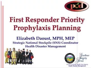First Responder Priority Prophylaxis Planning