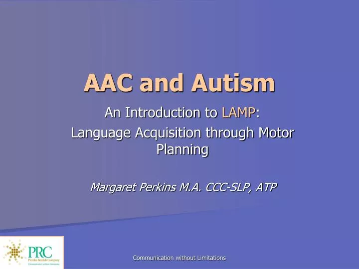 aac and autism