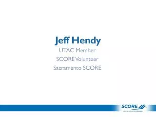 Jeff Hendy