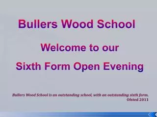 Welcome to our Sixth Form Open Evening