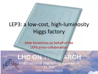 LEP3: a low-cost, high-luminosity Higgs factory