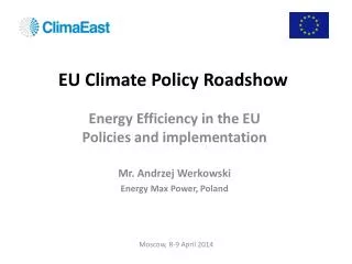 EU Climate Policy Roadshow