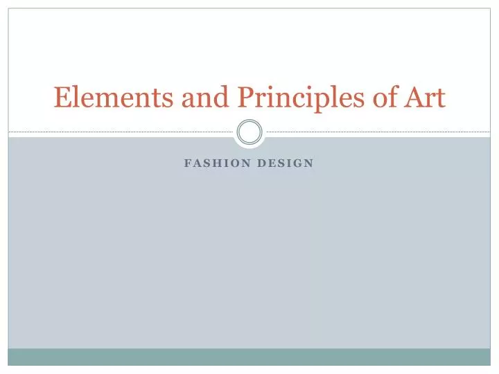 elements and principles of art