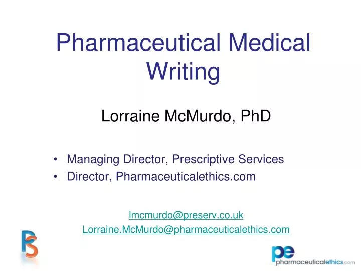 pharmaceutical medical writing