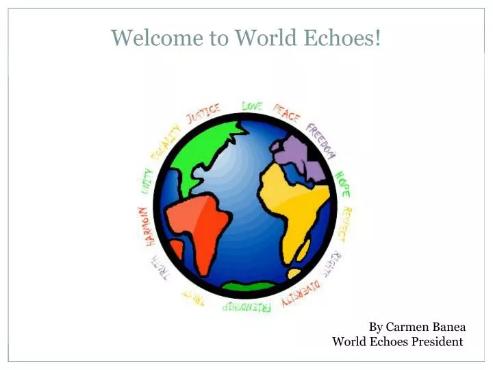 welcome to world echoes