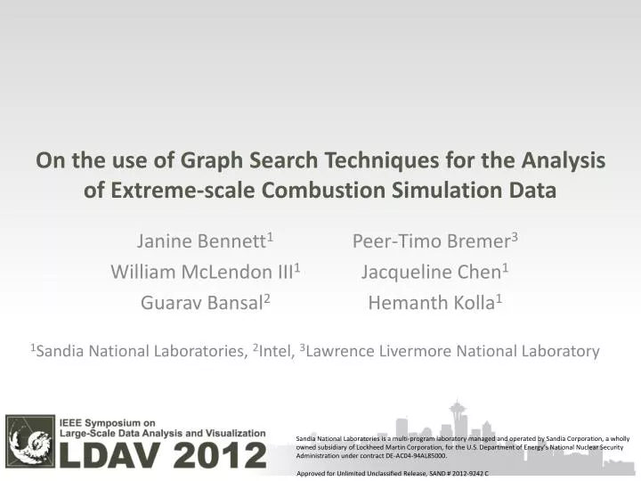 on the use of graph search techniques for the analysis of extreme scale combustion simulation data