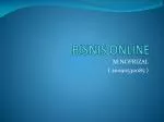 BISNIS ONLINE - slide 1