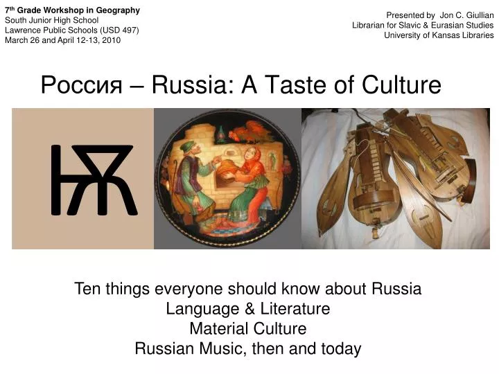 russia a taste of culture