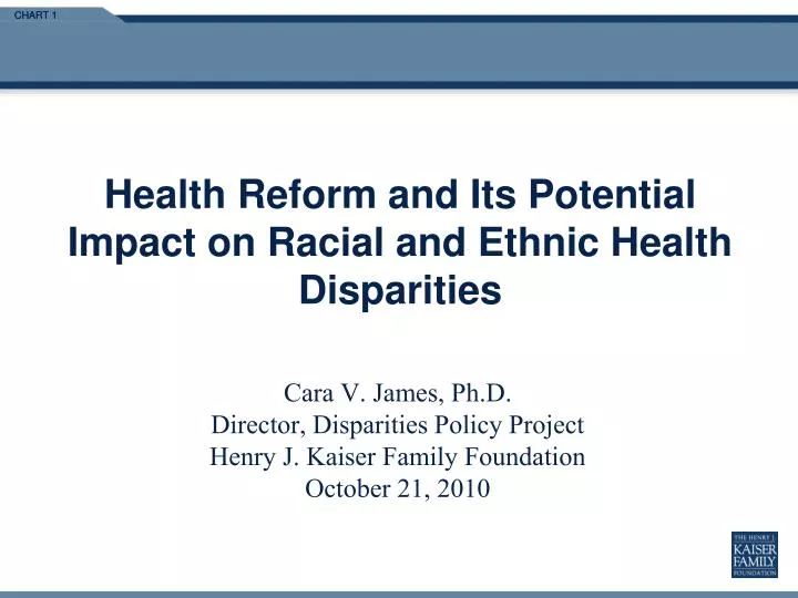 health reform and its potential impact on racial and ethnic health disparities