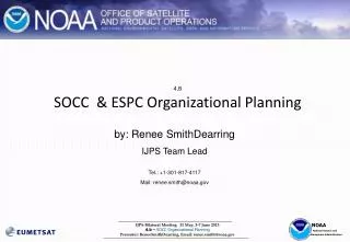 4.B SOCC &amp; ESPC Organizational Planning