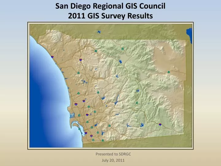 san diego regional gis council 2011 gis survey results