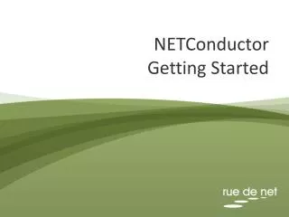 NETConductor Getting Started