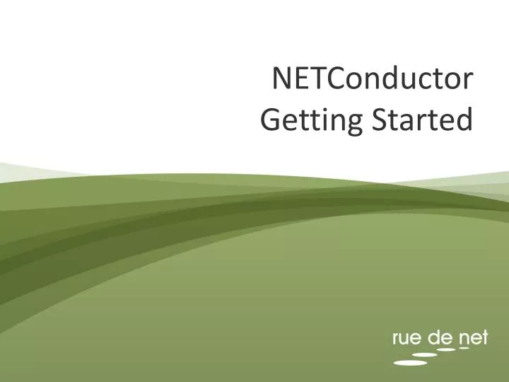 netconductor getting started