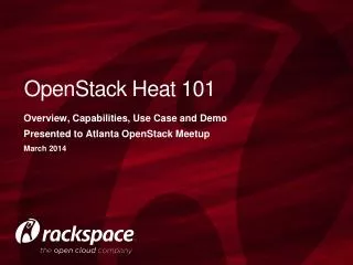 OpenStack Heat 101