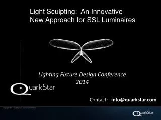 Lighting Fixture Design Conference 2014
