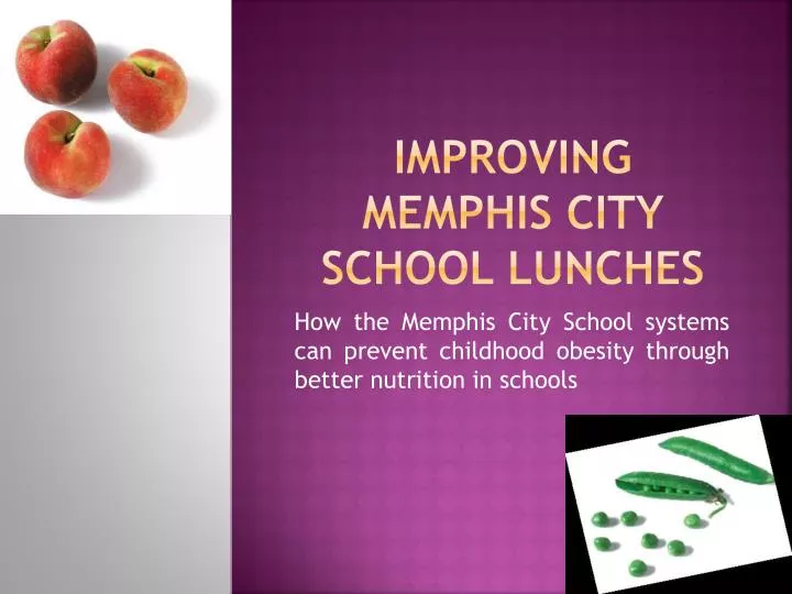 improving memphis city school lunches