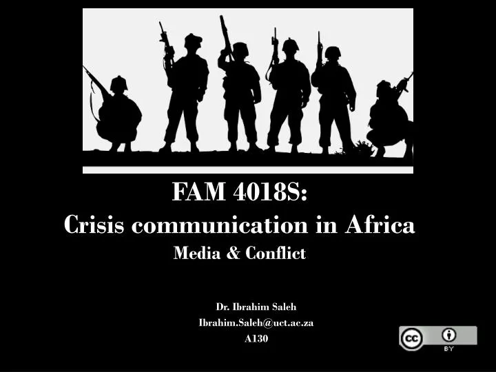 fam 4018s crisis communication in africa media conflict