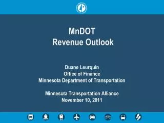 MnDOT Revenue Outlook