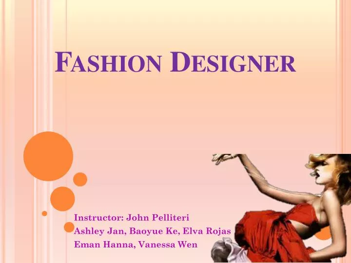 fashion designer