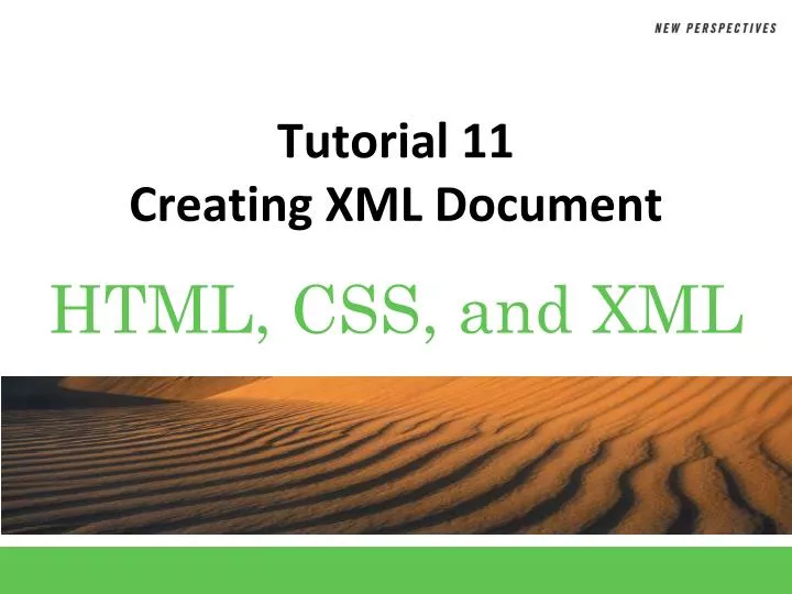 tutorial 11 creating xml document