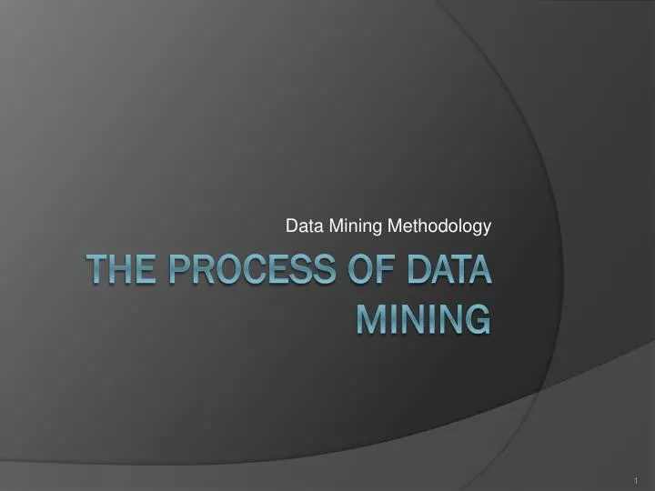 data mining methodology