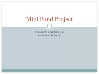 Mini Fund Project