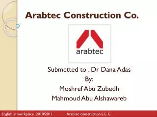 Arabtec Construction Co.