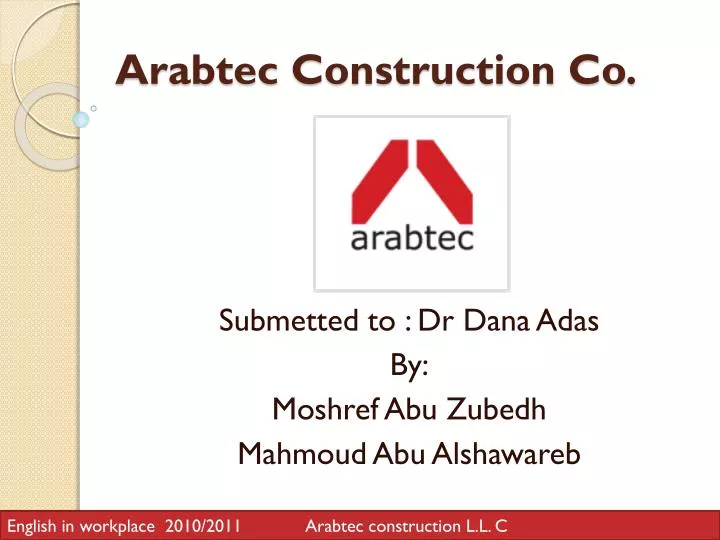 arabtec construction co