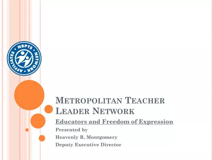 metropolitan teacher leader network