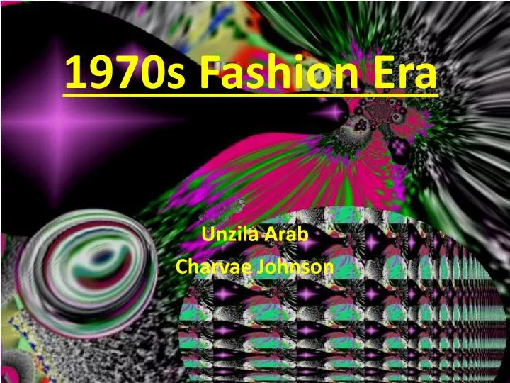 1970s fashion era