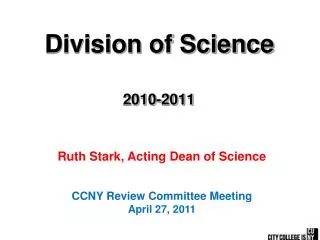 Division of Science