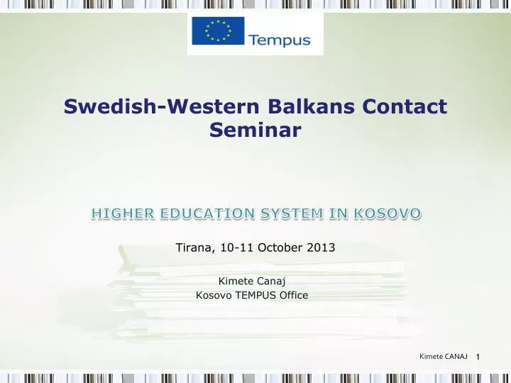 swedish western balkans contact seminar