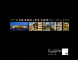 City of Scottsdale Senior Center at Granite Reef