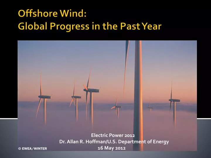 offshore wind global progress in the past year
