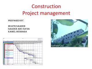 Construction Project management