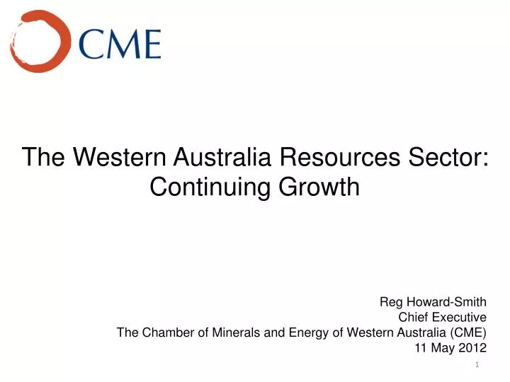 the western australia resources sector continuing growth