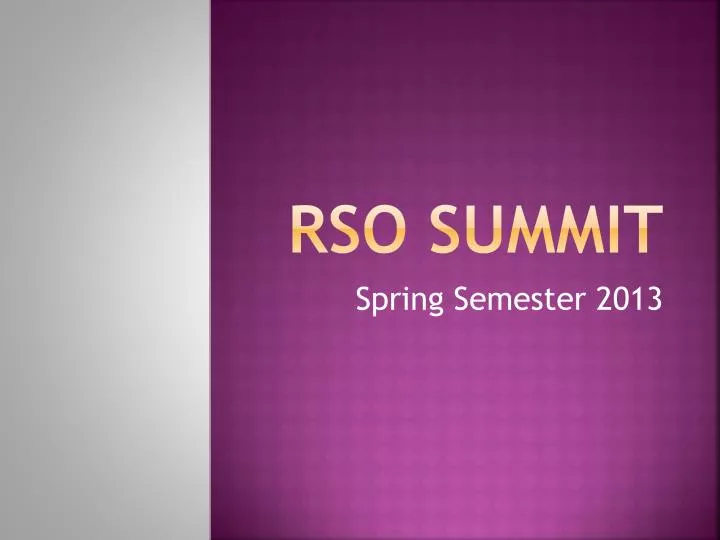 rso summit