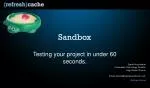 Sandbox - slide 1