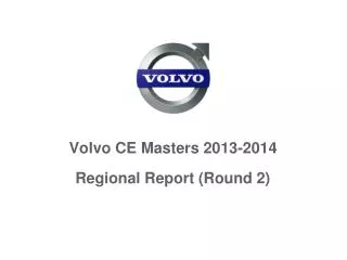 Volvo CE Masters 2013-2014
