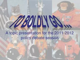 A topic presentation for the 2011-2012 policy debate season