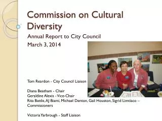 Commission on Cultural Diversity