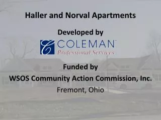 Haller and Norval Apartments