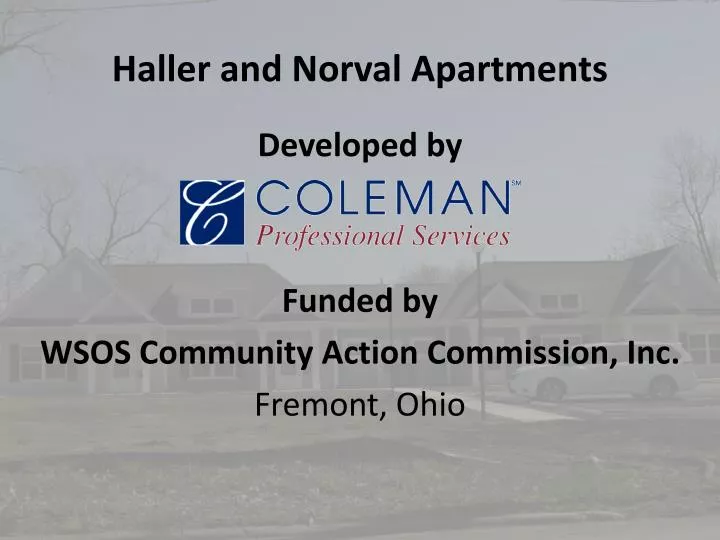 haller and norval apartments