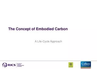 The Concept of Embodied Carbon