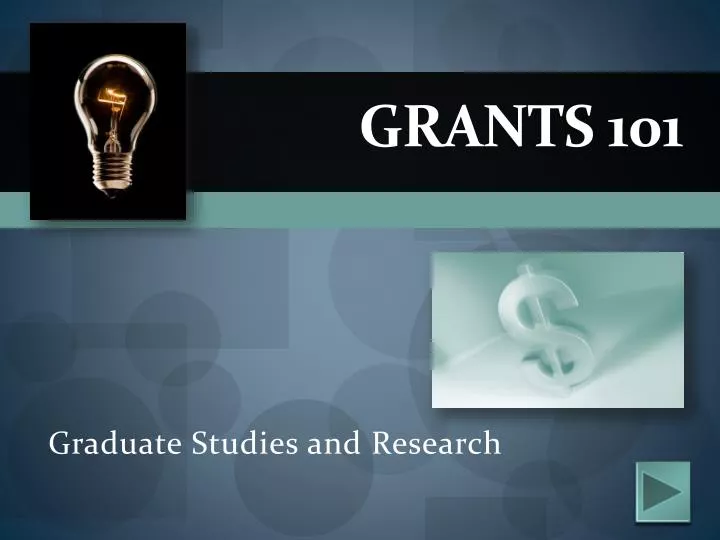 grants 101