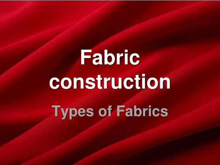 fabric construction