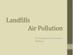 Overview of Landfill Air Emissions Compliance and Enforcement in New Jersey - slide 1