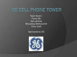 GE Cell Phone Tower